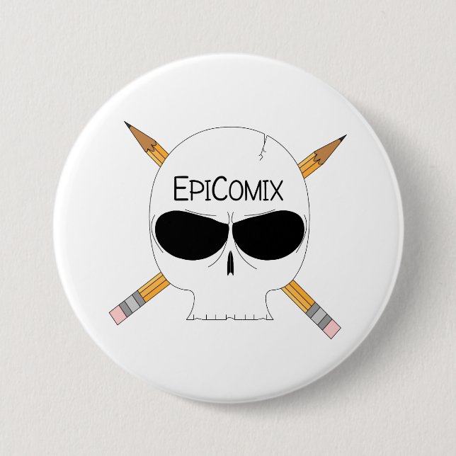 Badge Rond 7,6 Cm Bouton injustifié d'EpiComix (Devant)