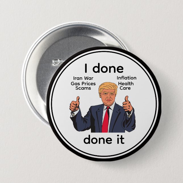 Badge Rond 7,6 Cm Bouton J Ai Déjà Fait (Devant & derrière)
