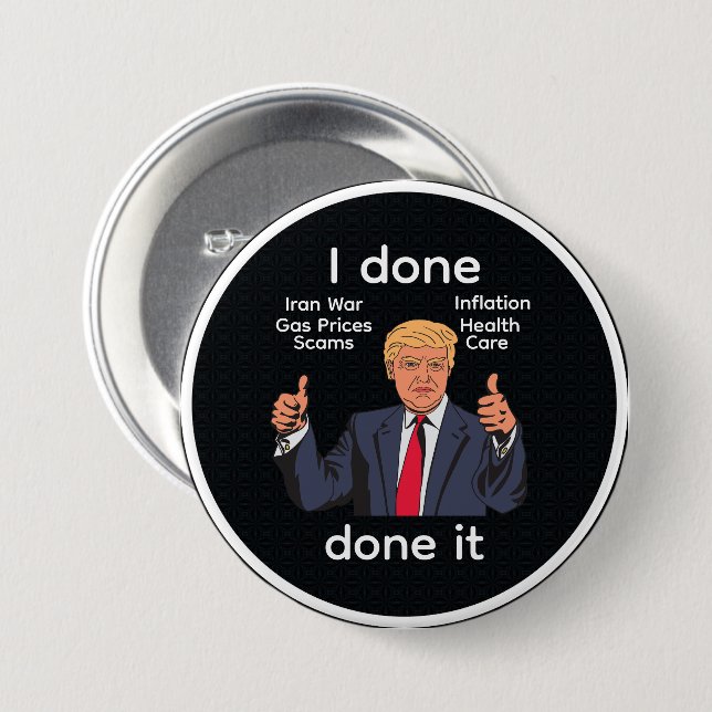 Badge Rond 7,6 Cm Bouton J Ai Déjà Fait (Devant & derrière)