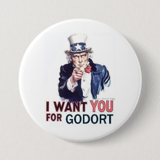 Badge Rond 7,6 Cm Bouton - je vous veux pour GODORT
