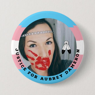 Badge Rond 7,6 Cm Bouton Justice pour Aubrey Dameron