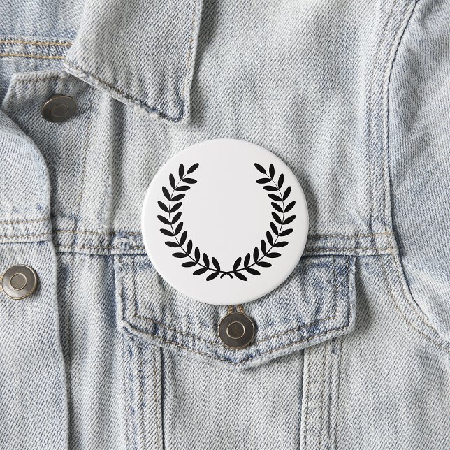 Badge Rond 7,6 Cm Bouton Laurel Wreath (Créateur téléchargé)