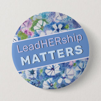 Badge Rond 7,6 Cm Bouton LeadHERship Matters