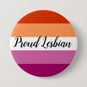 Badge Rond 7,6 Cm Bouton Lesbienne Fière