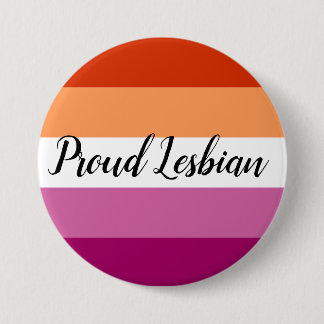 Badge Rond 7,6 Cm Bouton Lesbienne Fière