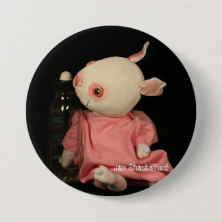 Badge Rond 7,6 Cm Bouton Lil de lapin de janv. Shackelford