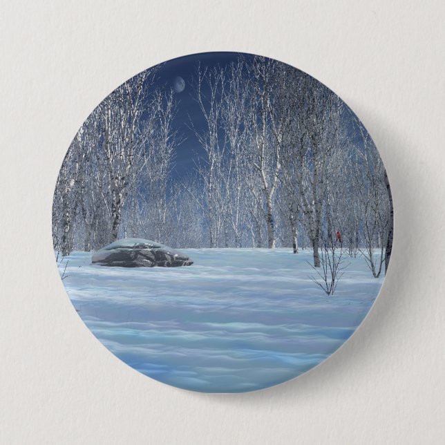 Badge Rond 7,6 Cm Bouton Lumière silencieuse (Devant)