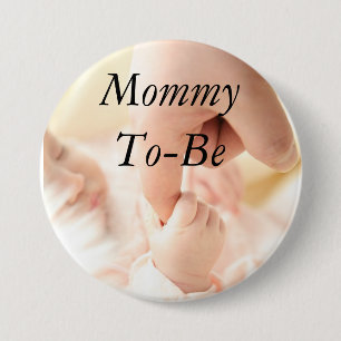 Badge Rond 7,6 Cm Bouton Maman à être Baby shower