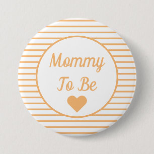 Badge Rond 7,6 Cm Bouton Maman À Être Baby shower