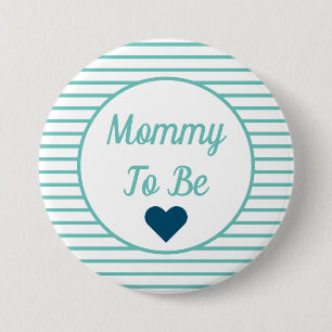 Badge Rond 7,6 Cm Bouton Maman to Be Baby shower
