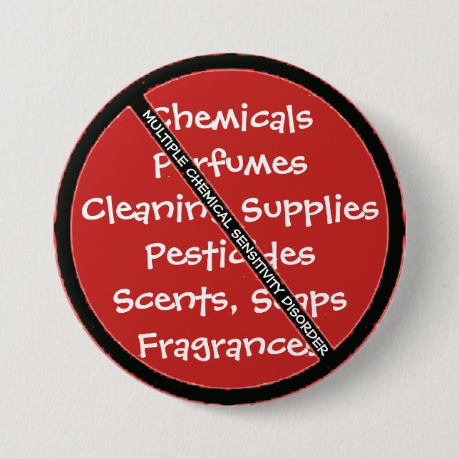 Badge Rond 7,6 Cm Bouton MCSD pour plusieurs troubles de sensibilité (Devant)