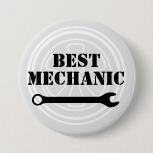 Badge Rond 7,6 Cm Bouton mécanique