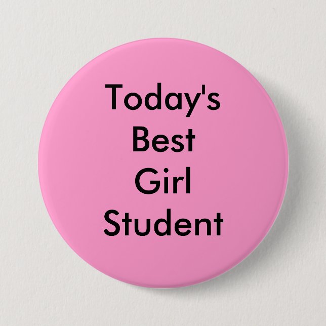 Badge Rond 7,6 Cm Bouton Meilleure fille (Devant)