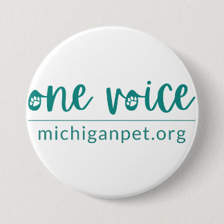 Badge Rond 7,6 Cm Bouton MPA One Voice