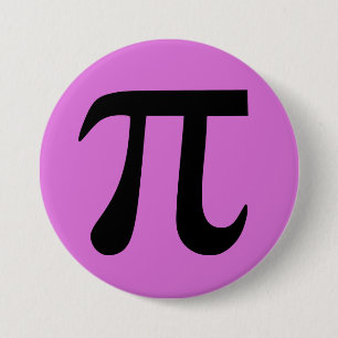 Badge Rond 7,6 Cm Bouton orchidée et noire