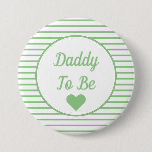Badge Rond 7,6 Cm Bouton Papa to Be Baby shower