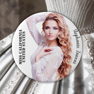 Badge Rond 7,6 Cm Bouton personnalisé pour concours de beauté - Choi