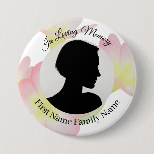 Badge Rond 7,6 Cm Bouton photo commémoratif Primrose