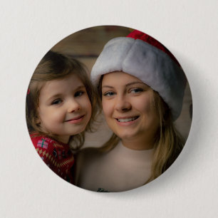 BADGE ROND 7,6 CM BOUTON PHOTO GRAND PERSONNALISÉ