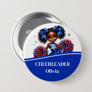 Badge Rond 7,6 Cm Bouton pom-pom girl