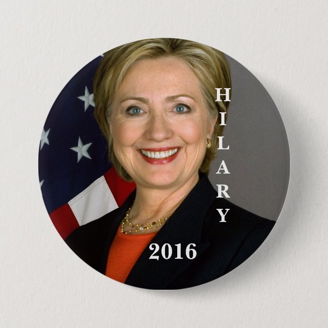 Badge Rond 7,6 Cm Bouton présidentiel de Canidate (Devant)