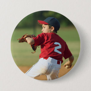 Badge Rond 7,6 Cm Bouton/punition de sport photo personnalisé