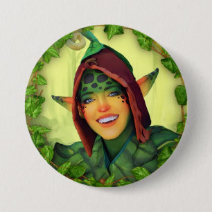 Badge Rond 7,6 Cm Bouton Ressort profil