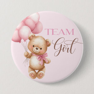 Badge Rond 7,6 Cm Bouton rond en forme d'ours pour la révélation du