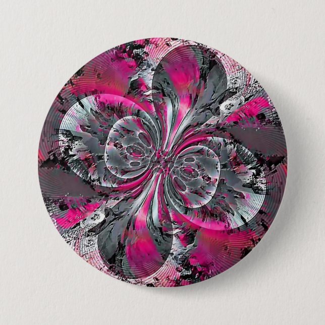 Badge Rond 7,6 Cm Bouton Signaux mixtes (Devant)