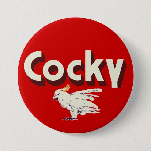 Badge Rond 7,6 Cm Bouton suffisant (Devant)