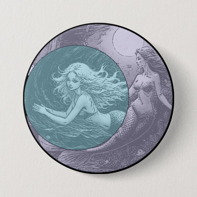 Badge Rond 7,6 Cm Bouton Symbologie Twins (Devant)