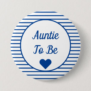 Badge Rond 7,6 Cm Bouton Tante À Baby shower