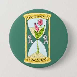 Badge Rond 7,6 Cm Bouton Trouver un remède grand pour Parkinson