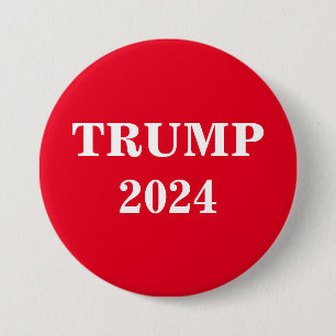 Badge Rond 7,6 Cm Bouton Trump 2024