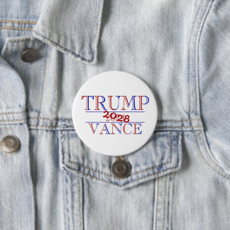 Badge Rond 7,6 Cm Bouton Trump Vance 2024 2028