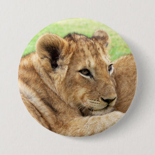 Badge Rond 7,6 Cm Boutons bébé tigre