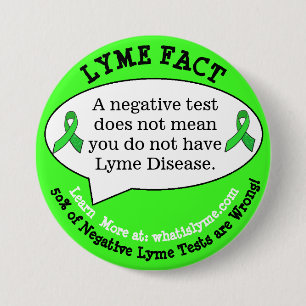 Badge Rond 7,6 Cm Boutons d'information sur la maladie de Lyme pour 