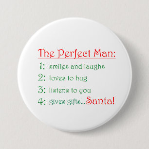 Badge Rond 7,6 Cm Boutons homme parfait
