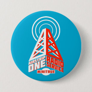 Badge Rond 7,6 Cm Boutons par radio de service de la piste