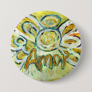 Badge Rond 7,6 Cm Boutons Pendentif de l'épingle d'art Angel Amor W
