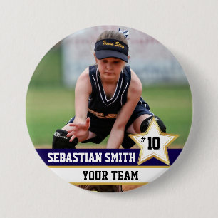 Badge Rond 7,6 Cm Boutons photo et broches personnalisées de l'équip