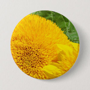 Badge Rond 7,6 Cm Boutons Tournesol Personnalisez des tournesols per