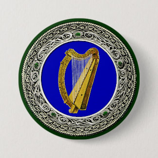 Badge Rond 7,6 Cm Bras de l'Irlande