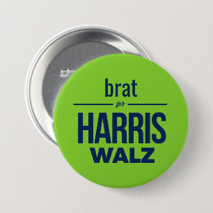 Badge Rond 7,6 Cm brat de Harris Walz