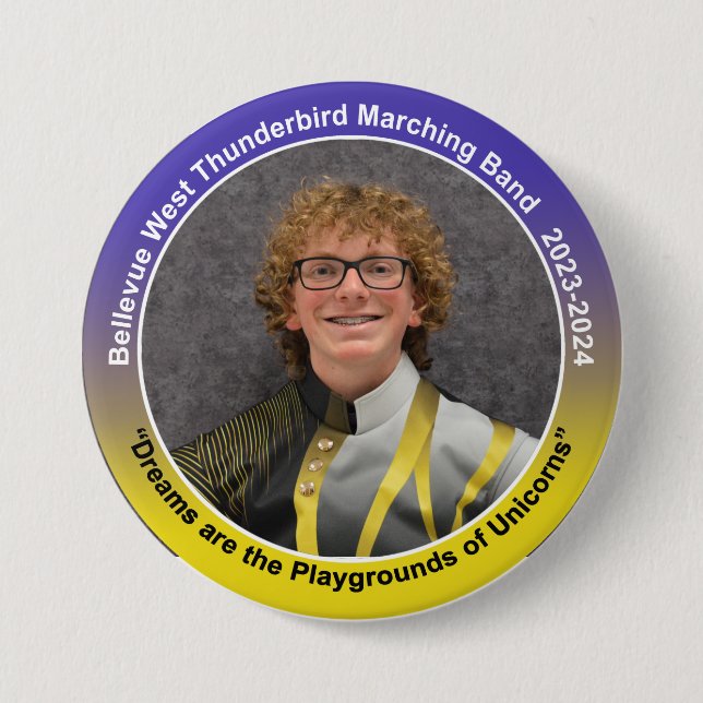 BADGE ROND 7,6 CM BWMB (Devant)