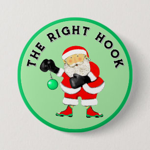 Badge Rond 7,6 Cm Cadeau de boxe pour remplir les chaussettes