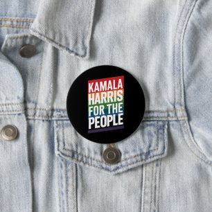 Badge Rond 7,6 Cm Cadeau drôle de Kamala Harris LGBTQ Fierté gay les