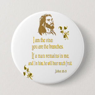 Badge Rond 7,6 Cm cadeaux jean 15:5