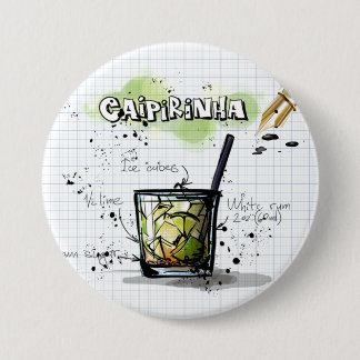 Badge Rond 7,6 Cm Caipirinha
