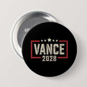 Badge Rond 7,6 Cm Campagne d'élection présidentielle de Vance 2028 D
